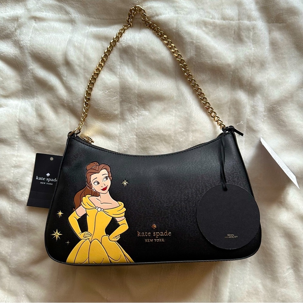 ❌SOLD❌ Kate Spade X Disney Beauty & The Beast Leather Convertible Crossbody Bag